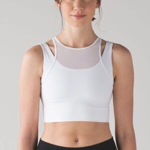 lululemon athletica White Sports Bra